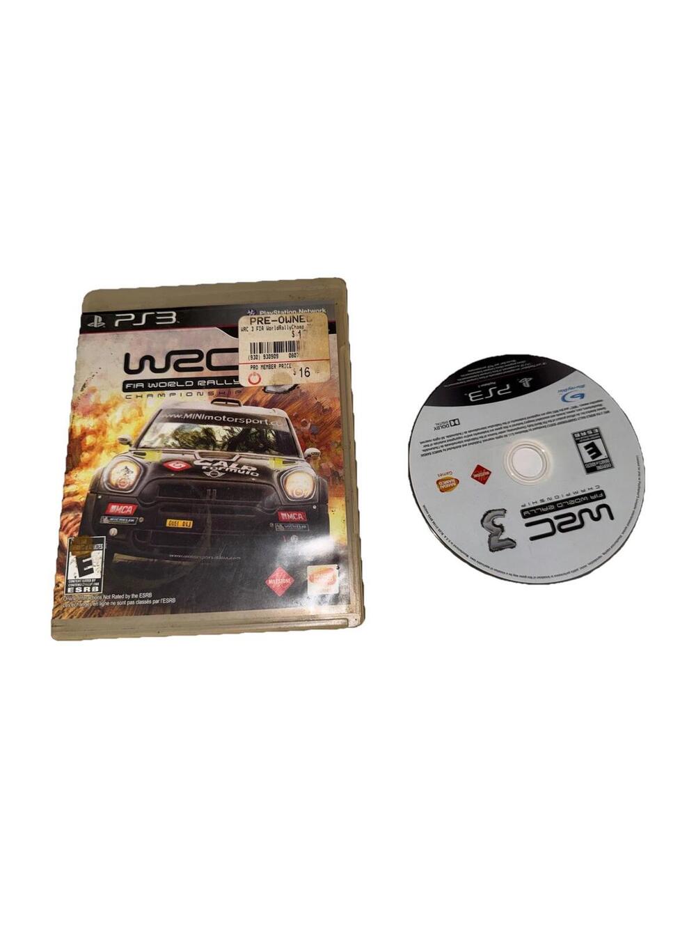 WRC FIA World Rally Championship 3 PS3 Game